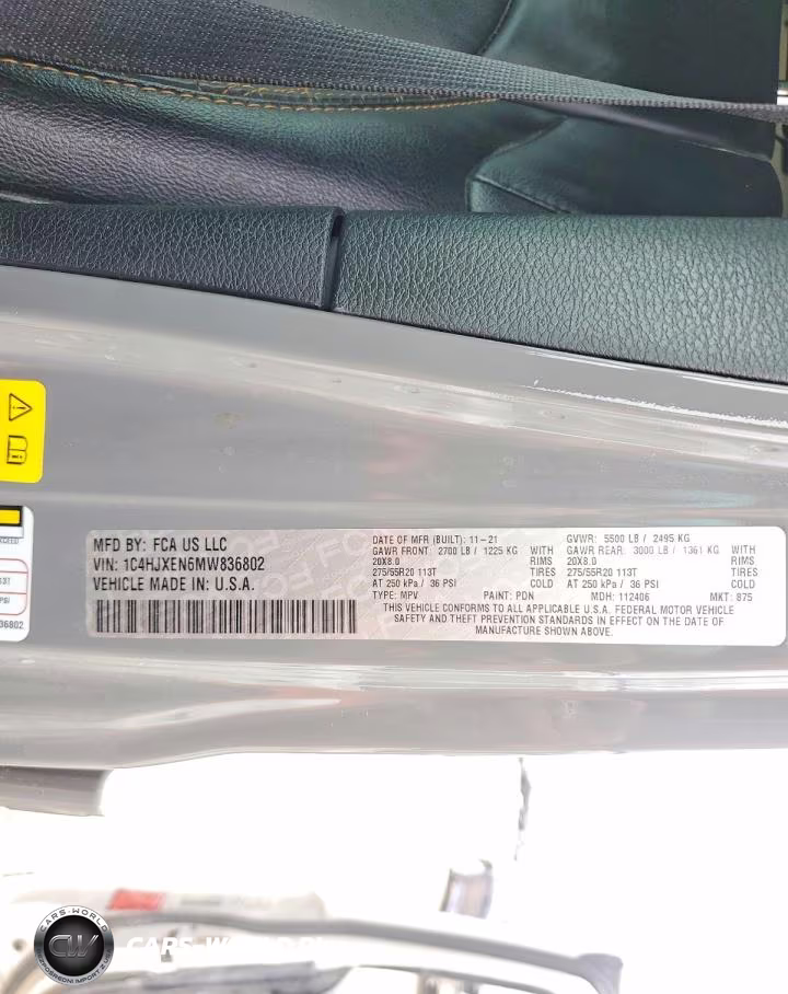 2021 Jeep Wrangler Unlimited Sahara VIN:1C4HJXEN6MW836802 - 12