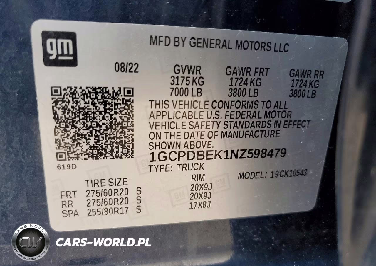 2022 Chevrolet Silverado K1500 Custom VIN:1GCPDBEK1NZ598479 - 12