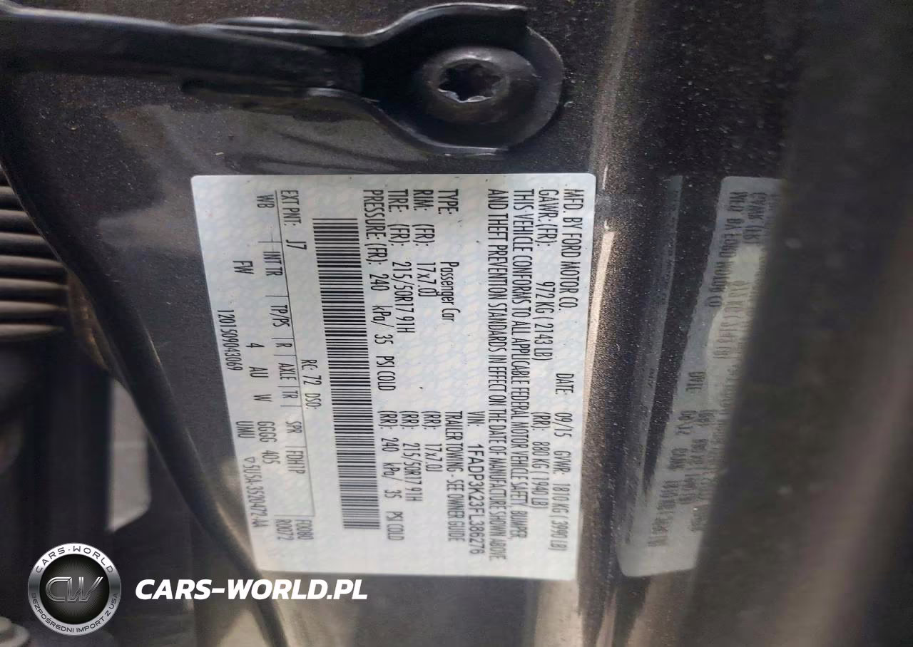 2015 Ford Focus Se VIN:1FADP3K23FL386276 - 13