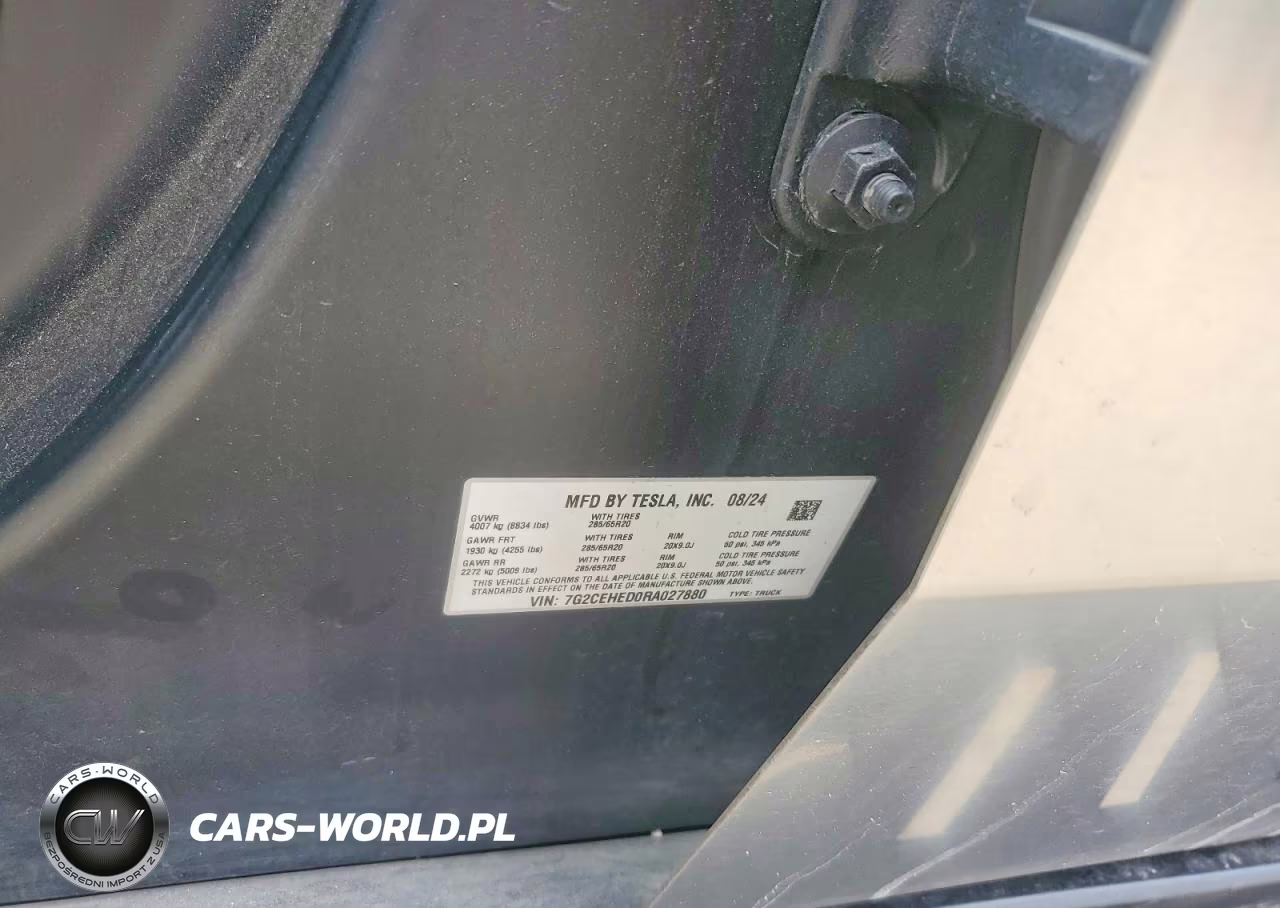 2024 Tesla Cybertruck VIN:7G2CEHED0RA027880 - 14