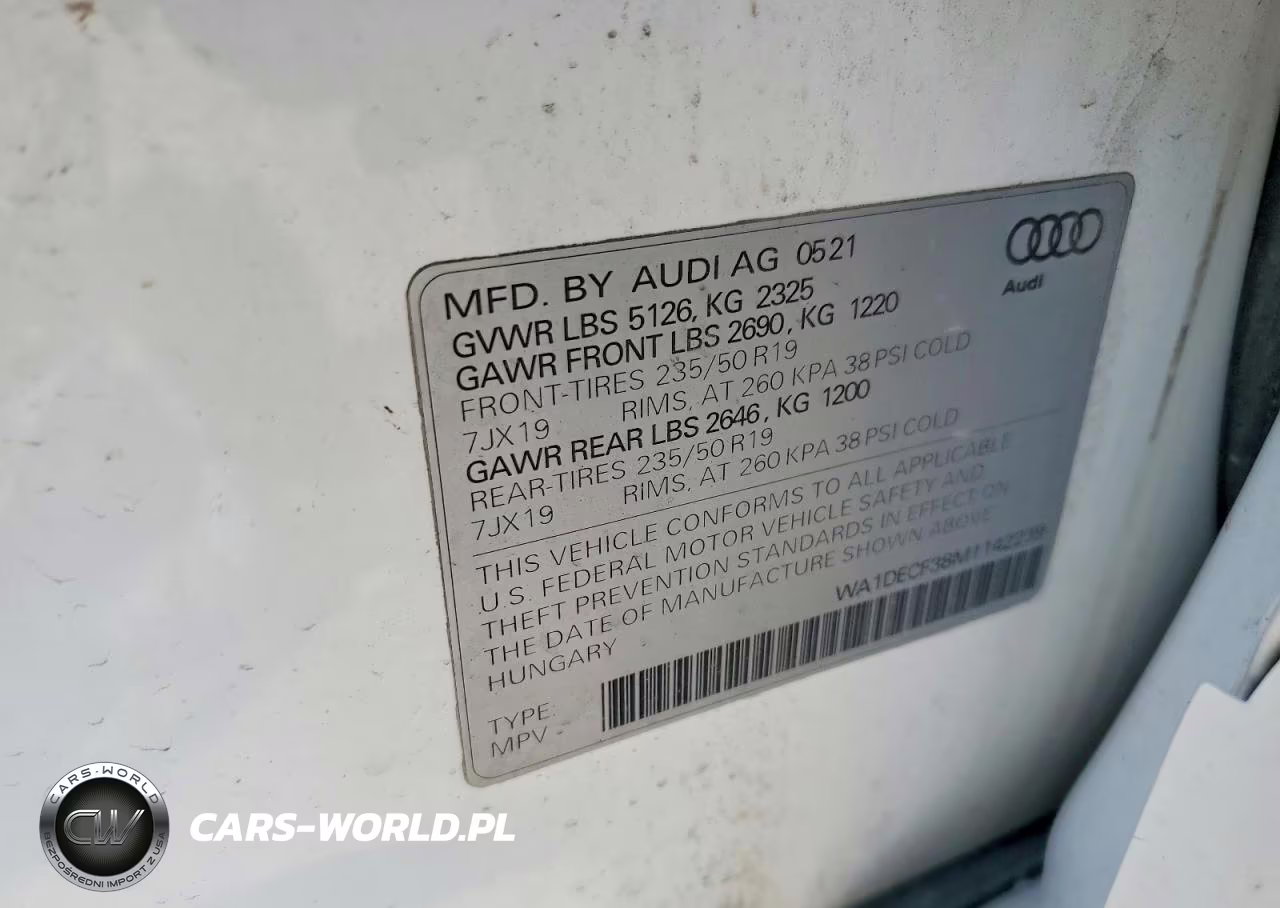 2021 Audi Q3 Premium S Line 45 VIN:WA1DECF38M1142239 - 12
