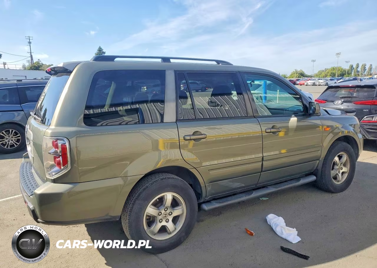 2007 Honda Pilot Ex VIN:5FNYF284X7B044801 - 3