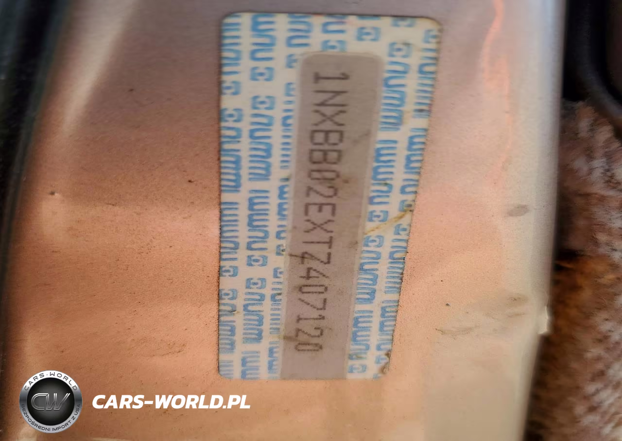 1996 Toyota Corolla Dx VIN:1NXBB02EXTZ407120 - 13