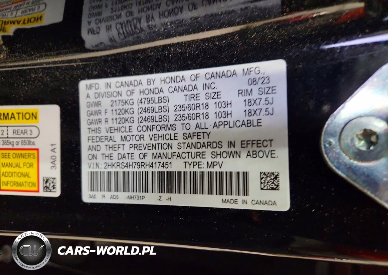 2024 Honda Cr-V Exl VIN:2HKRS4H79RH417451 - 14