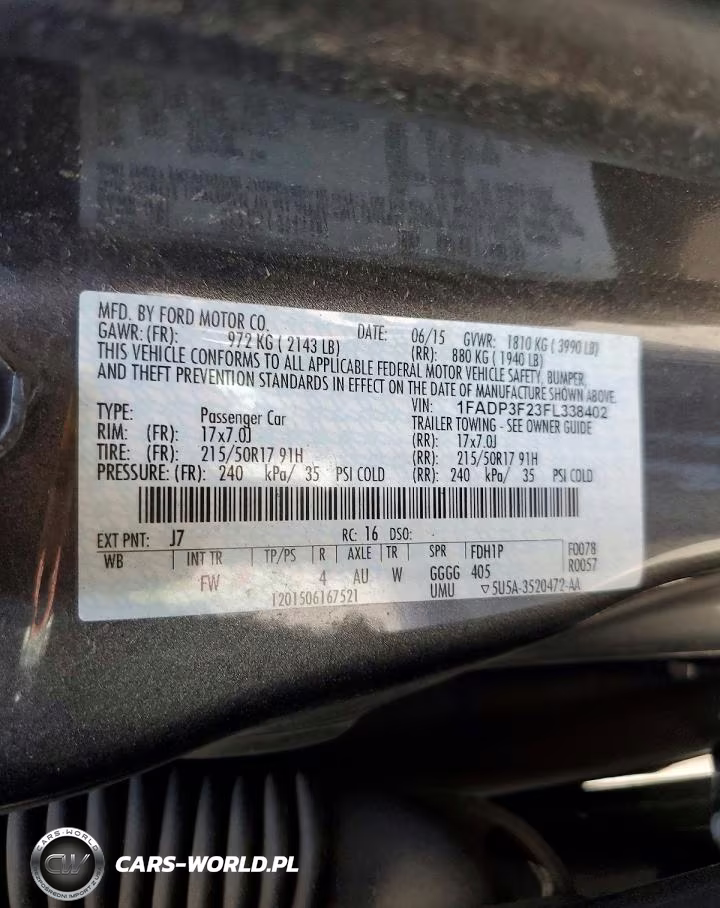 2015 Ford Focus Se VIN:1FADP3F23FL338402 - 12