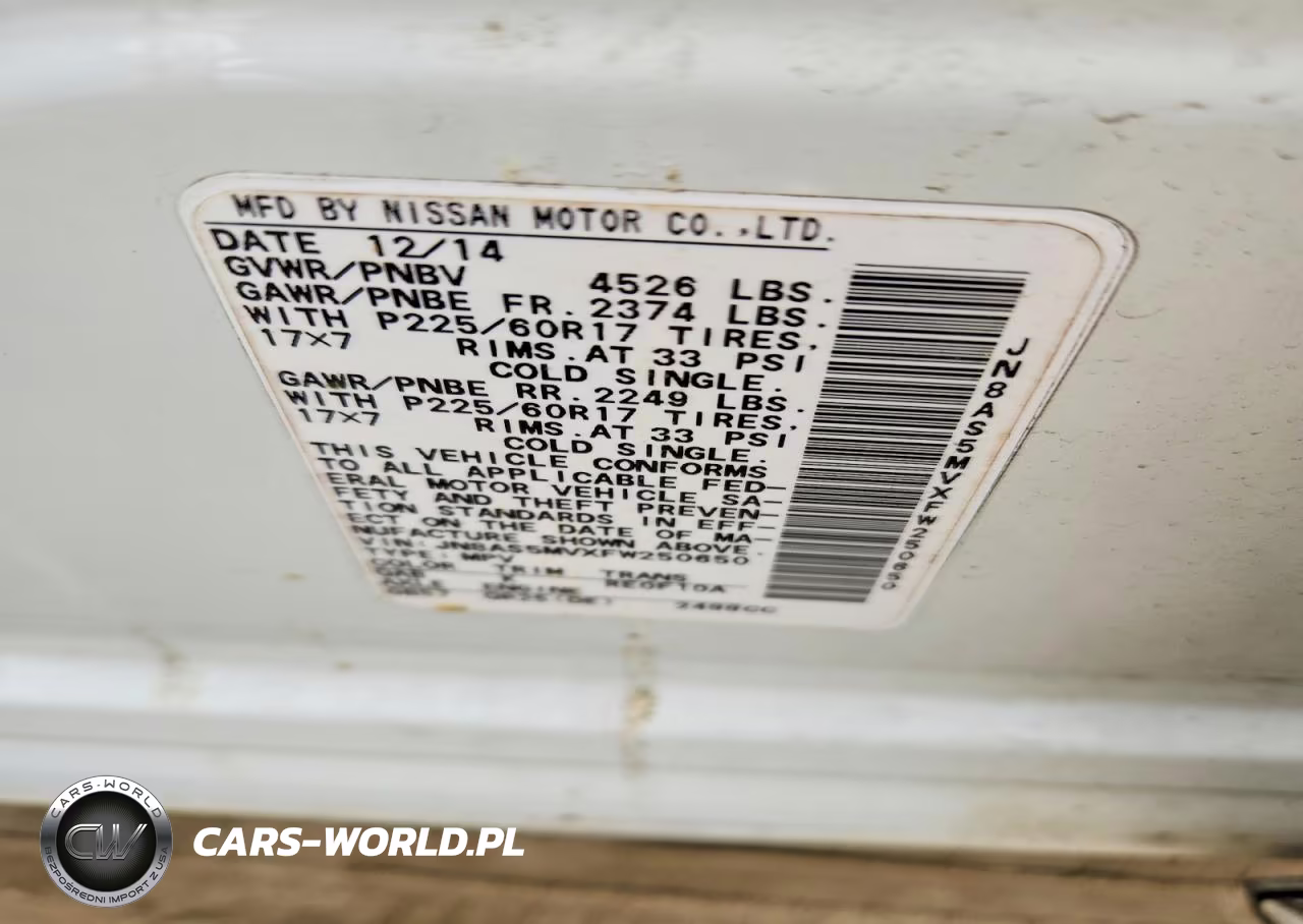 2015 Nissan Rogue Select S VIN:JN8AS5MVXFW250650 - 13