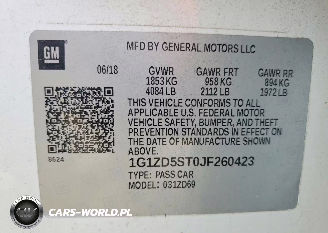 2018 Chevrolet Malibu Lt VIN:1G1ZD5ST0JF260423 - 12