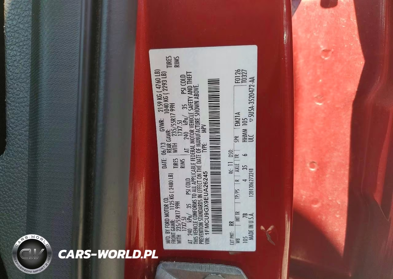 2014 Ford Escape Se VIN:1FMCU9GX9EUA26245 - 13