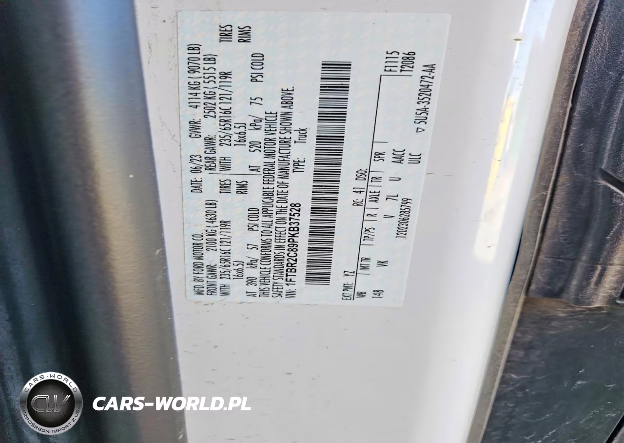 2023 Ford Transit T-250 VIN:1FTBR2C89PKB37528 - 14