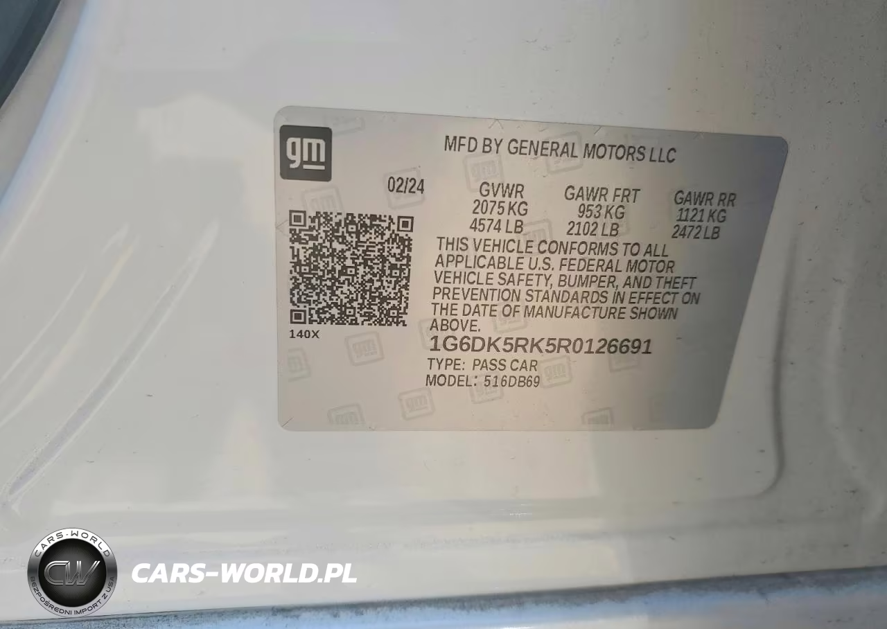 2024 Cadillac Ct4 Luxury + VIN:1G6DK5RK5R0126691 - 12