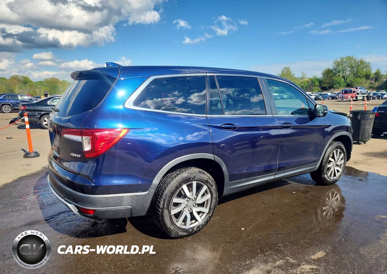 2022 Honda Pilot Exl VIN:5FNYF6H56NB033498 - 3