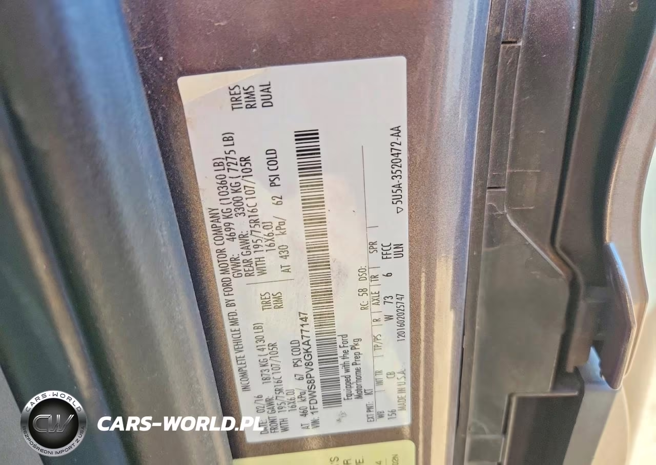2016 Winnebago Fuse Rv VIN:1FDWS8PV8GKA77147 - 10