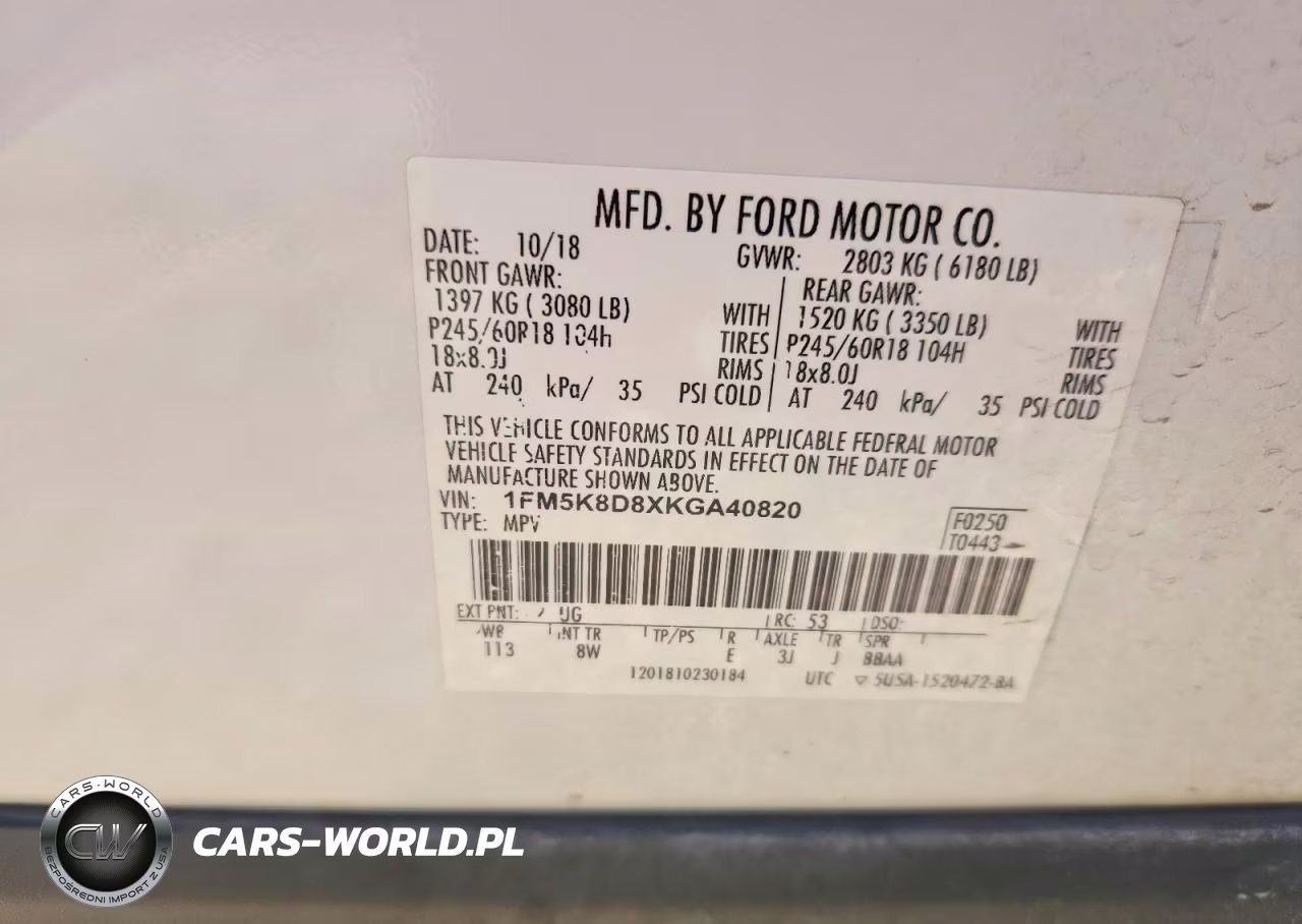 2019 Ford Explorer Xlt VIN:1FM5K8D8XKGA40820 - 13