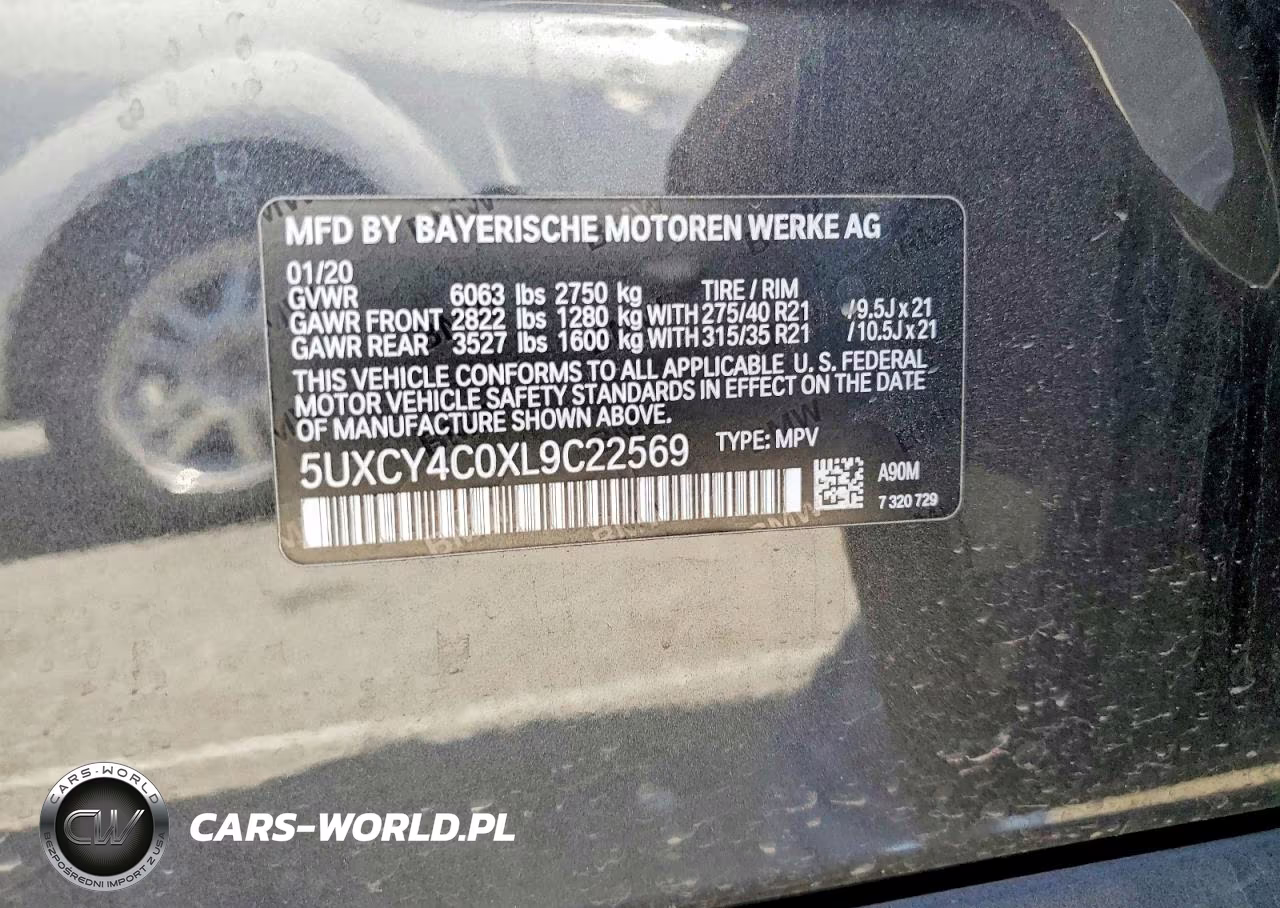 2020 BMW X6 Sdrive 40I VIN:5UXCY4C0XL9C22569 - 13
