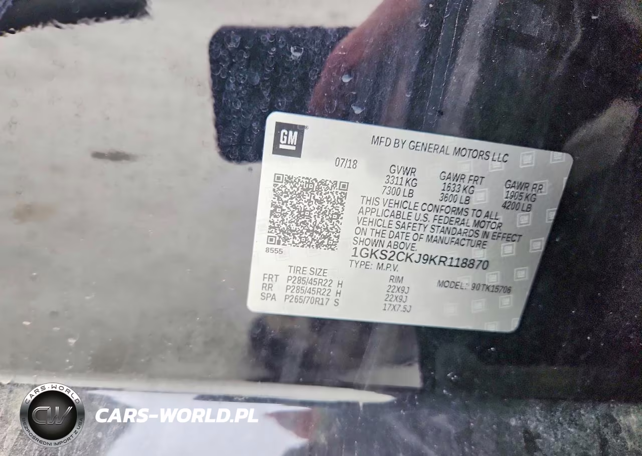 2019 GMC Yukon Denali VIN:1GKS2CKJ9KR118870 - 12