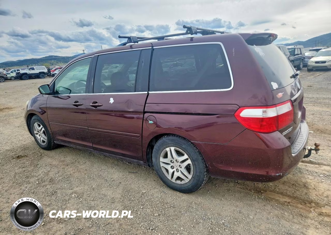 2007 Honda Odyssey Exl VIN:5FNRL38717B406320 - 2