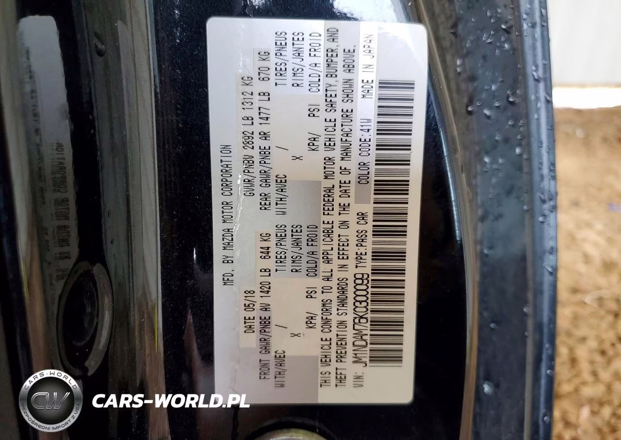 2019 Mazda Mx-5 Miata Grand Touring VIN:JM1NDAM76K0300099 - 12