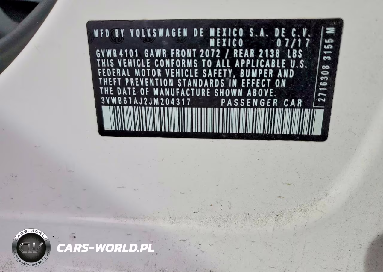 2018 Volkswagen Jetta Se VIN:3VWB67AJ2JM204317 - 13