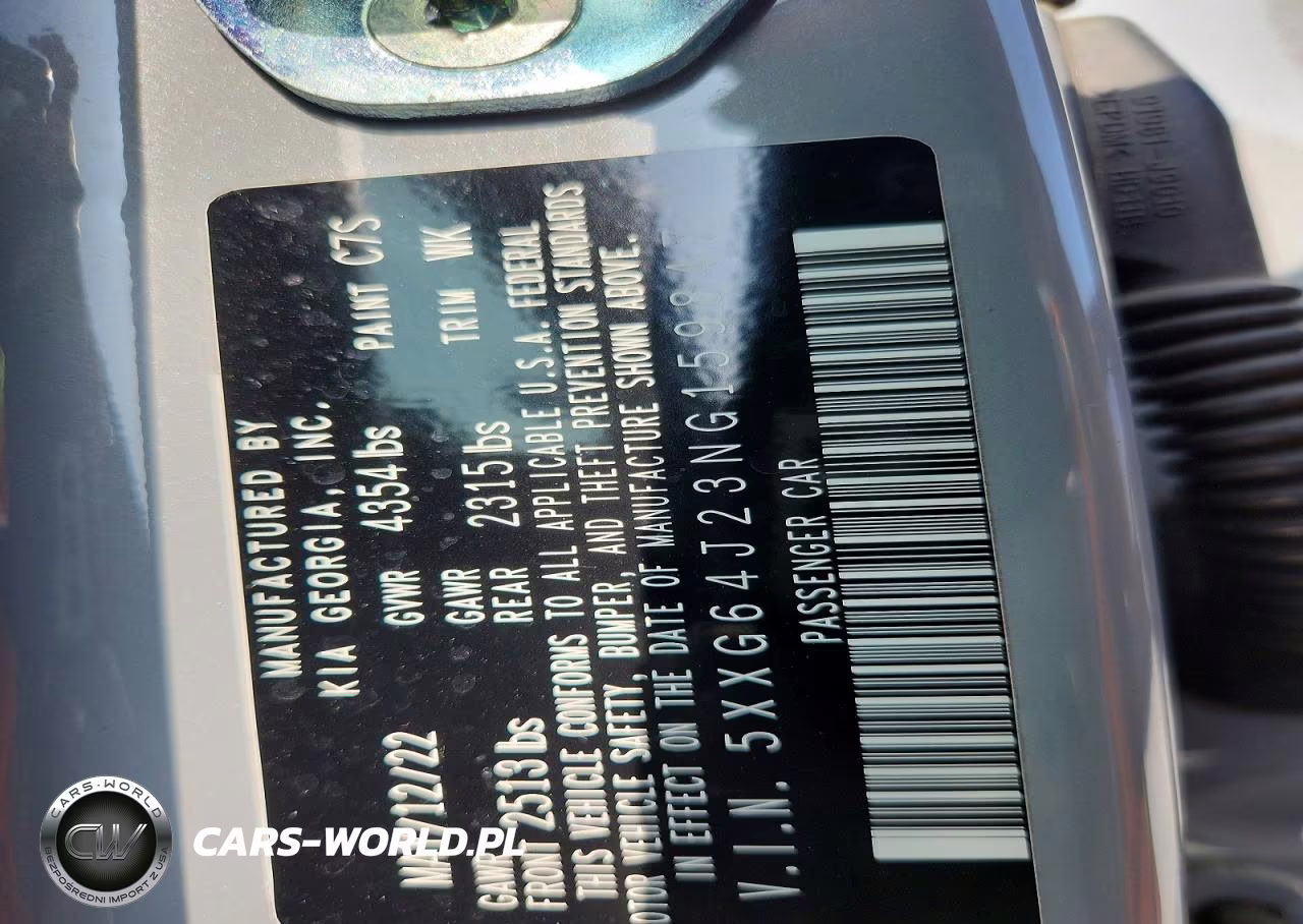 2022 Kia K5 Gt Line VIN:5XXG64J23NG159847 - 12