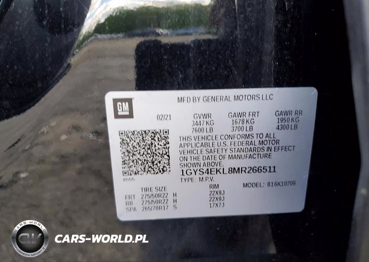 2021 Cadillac Escalade Sport VIN:1GYS4EKL8MR266511 - 13
