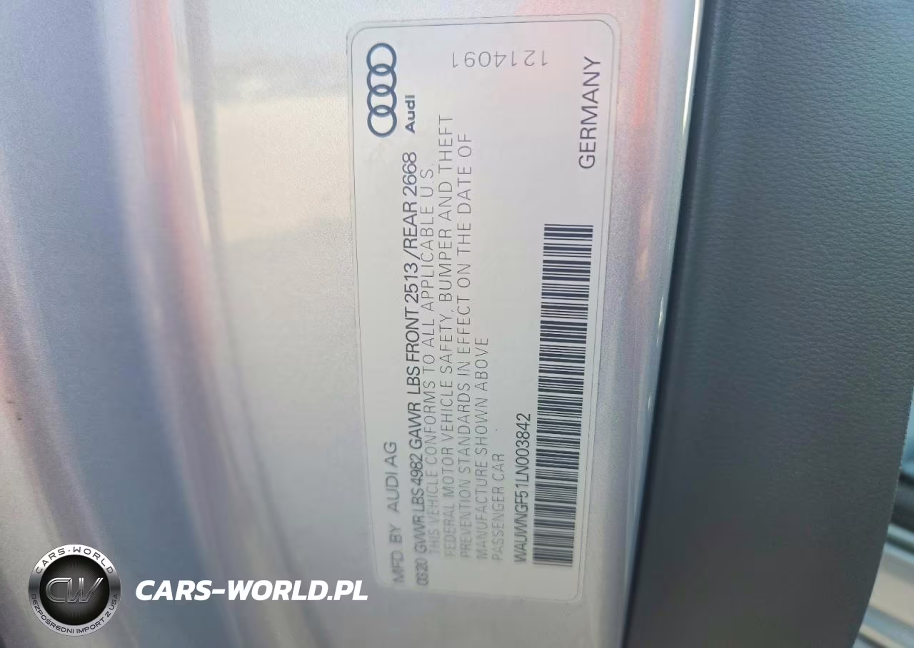 2020 Audi A5 Premium Plus VIN:WAUWNGF51LN003842 - 13