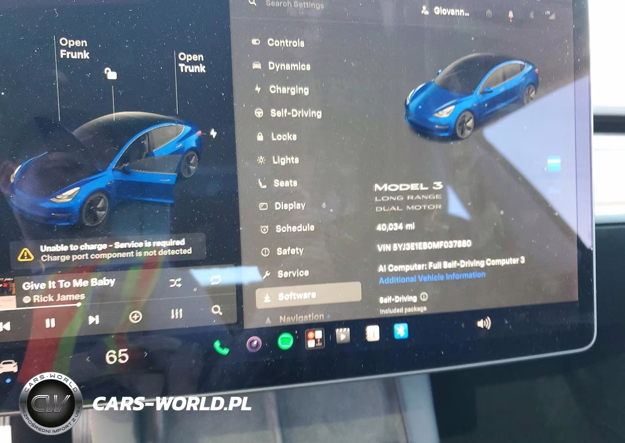2021 Tesla Model 3 VIN:5YJ3E1EB0MF037880 - 9