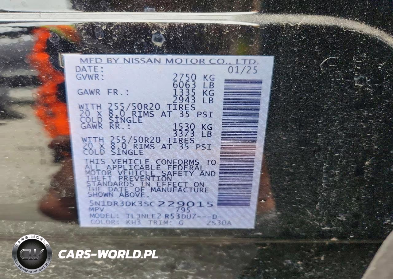 2025 Nissan Pathfinder VIN:5N1DR3DK3SC229015 - 13