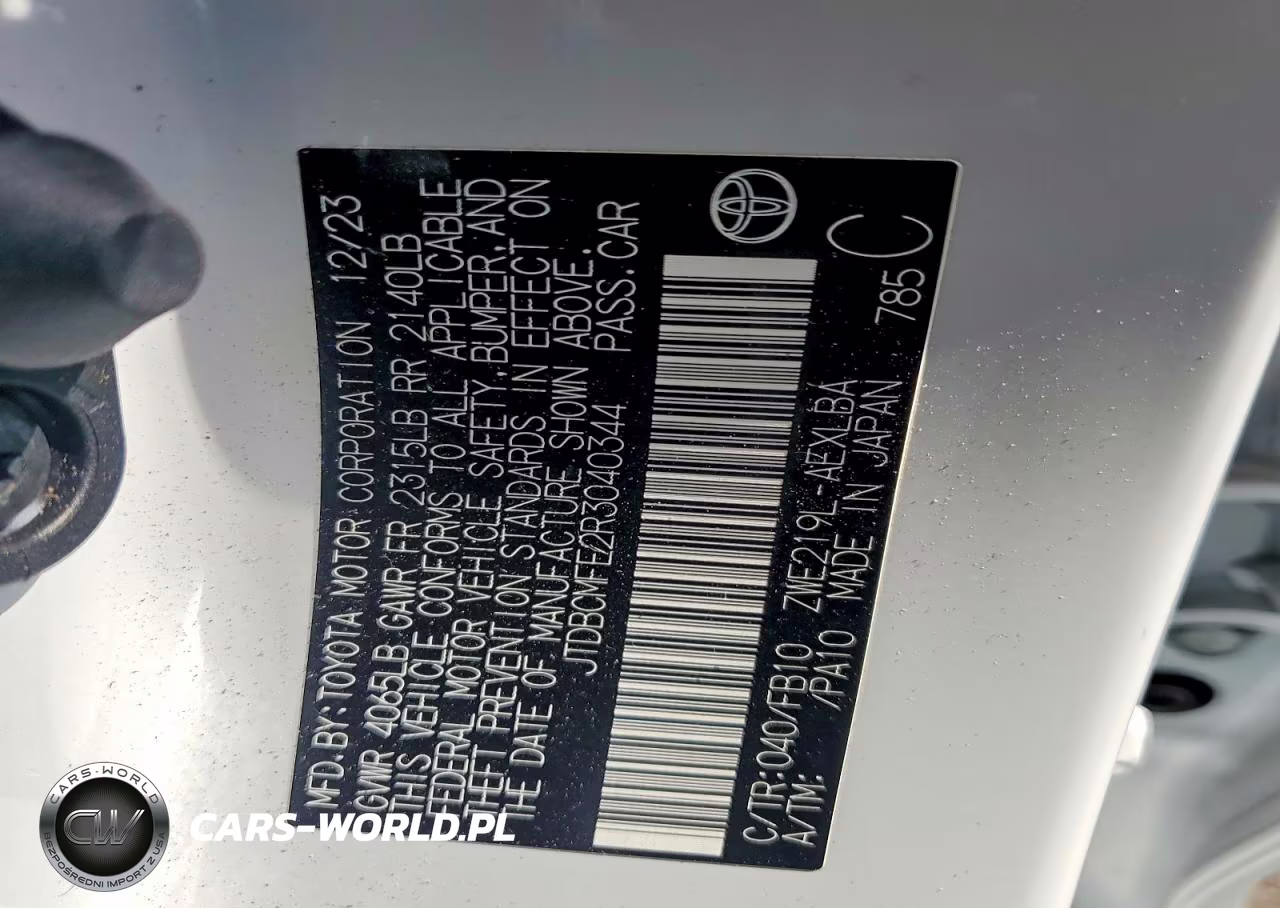 2024 Toyota Corolla Hybrid Le VIN:JTDBCMFE2R3040344 - 12