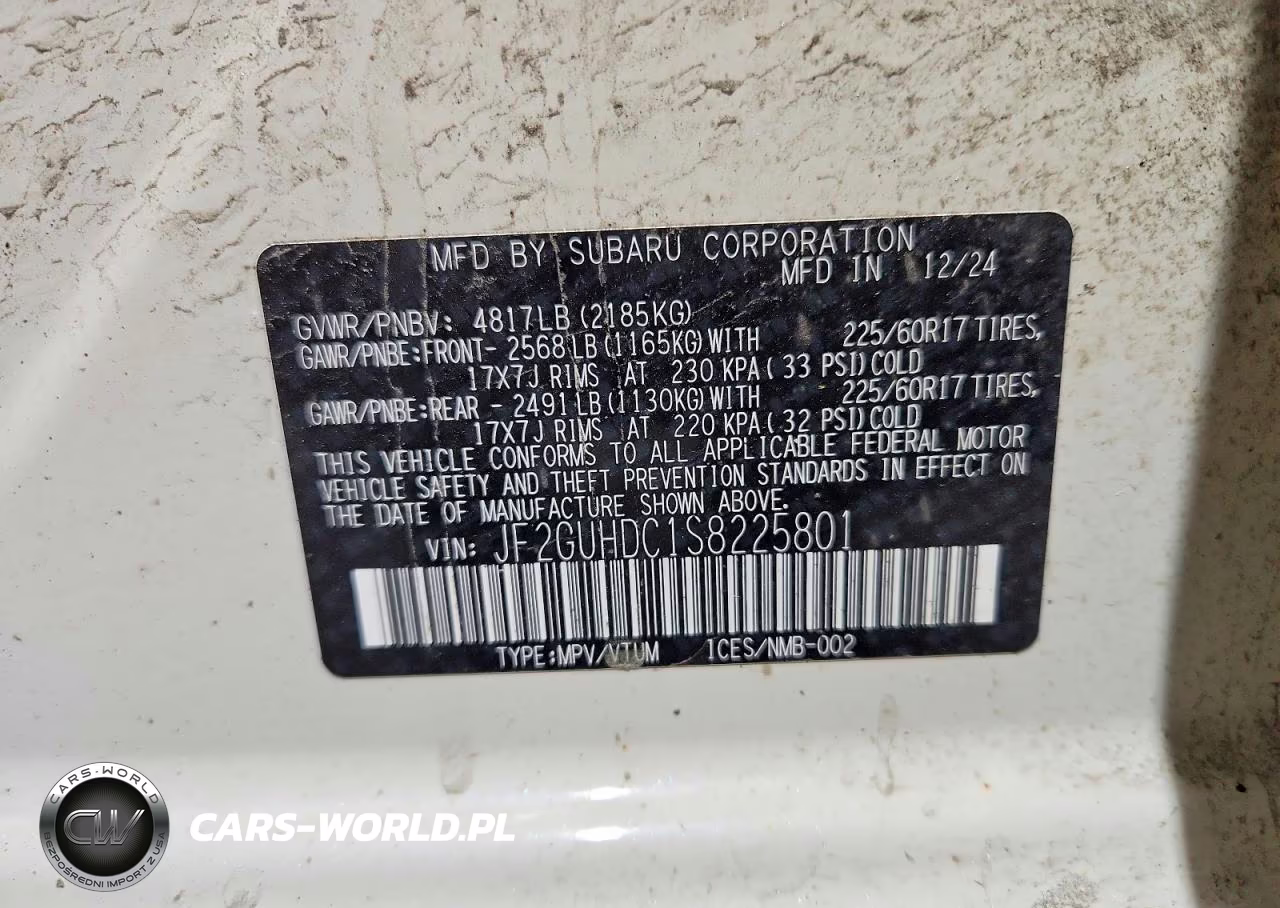 2025 Subaru Crosstrek Premium VIN:JF2GUHDC1S8225801 - 13