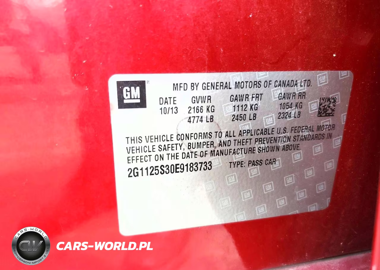 2014 Chevrolet Impala Lt VIN:2G1125S30E9183733 - 12