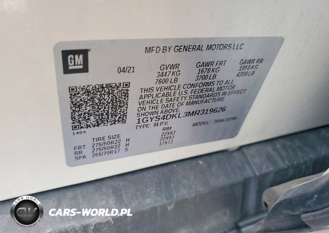 2021 Cadillac Escalade P VIN:1GYS4DKL3MR319626 - 12