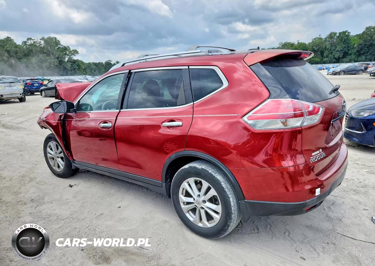 2015 Nissan Rogue Sv VIN:KNMAT2MT2FP517909 - 2