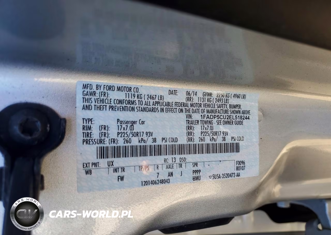 2014 Ford C-Max Premium VIN:1FADP5CU2EL518244 - 13