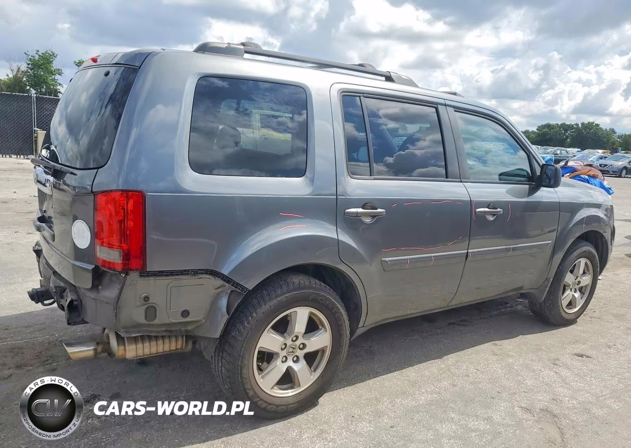 2011 Honda Pilot Exln VIN:5FNYF3H75BB039241 - 3