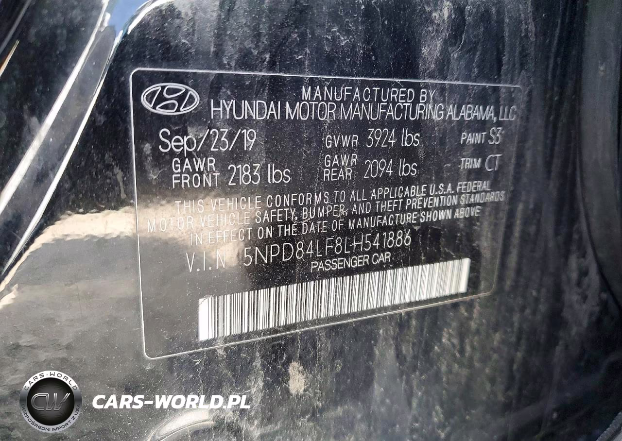 2020 Hyundai Elantra Sel VIN:5NPD84LF8LH541886 - 12
