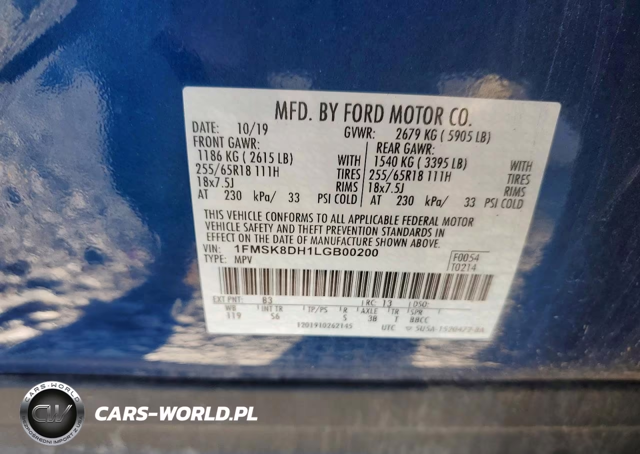 2020 Ford Explorer Xlt VIN:1FMSK8DH1LGB00200 - 13