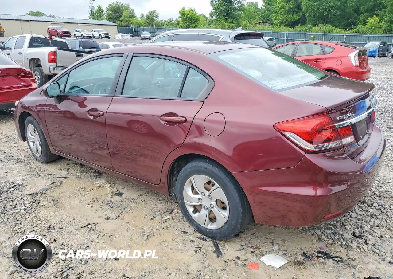2015 Honda Civic Lx VIN:19XFB2F59FE122004 - 2