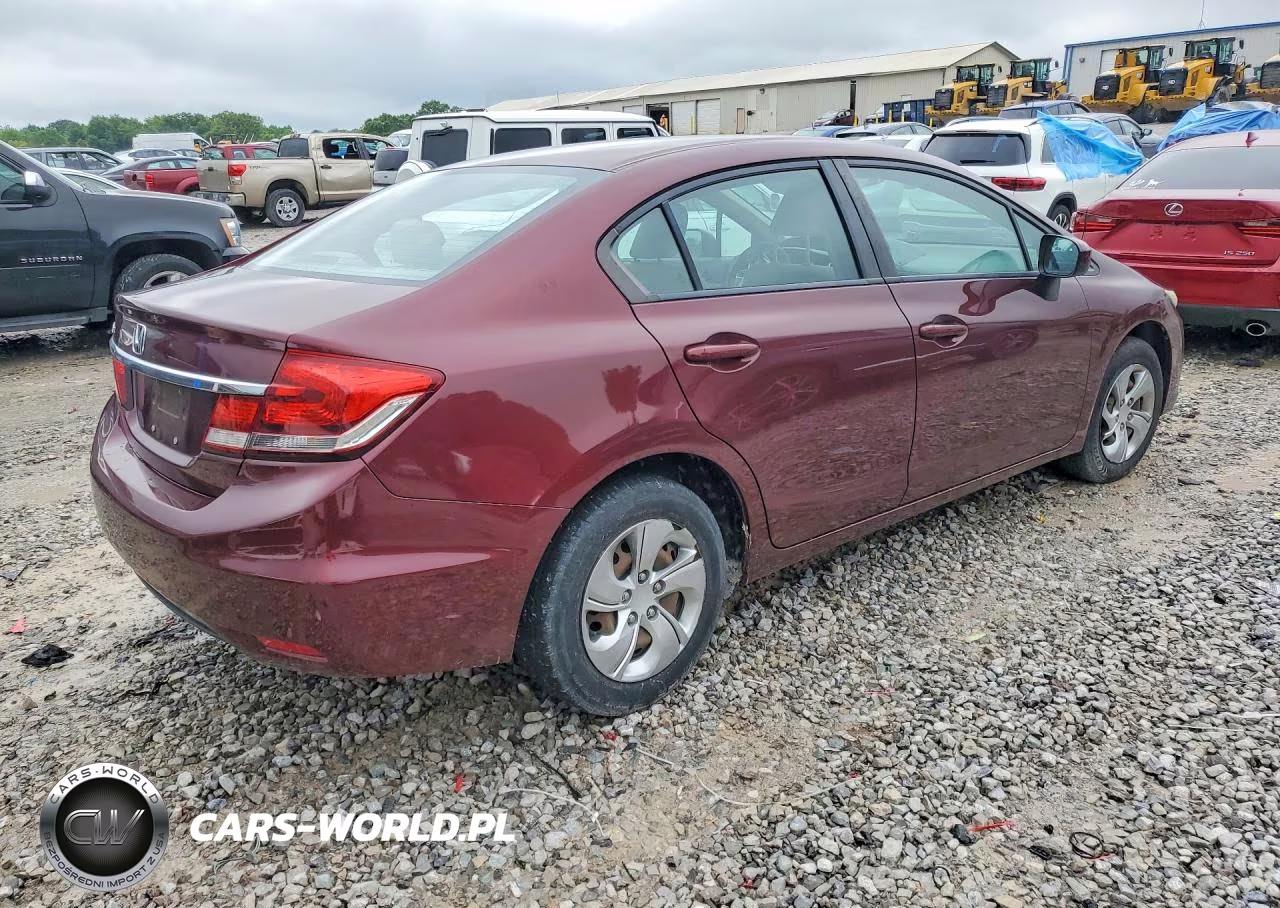 2015 Honda Civic Lx VIN:19XFB2F59FE122004 - 3