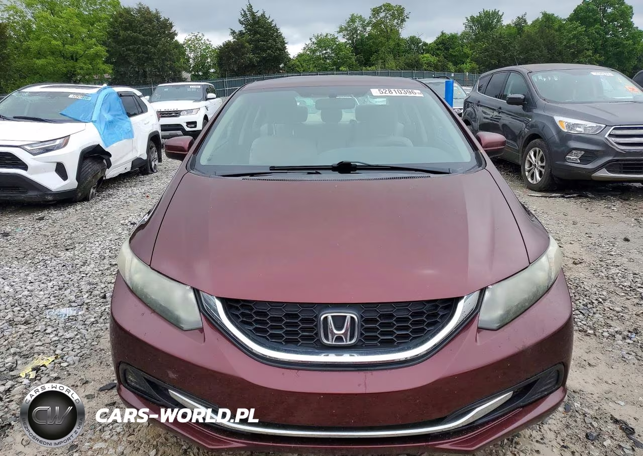 2015 Honda Civic Lx VIN:19XFB2F59FE122004 - 5