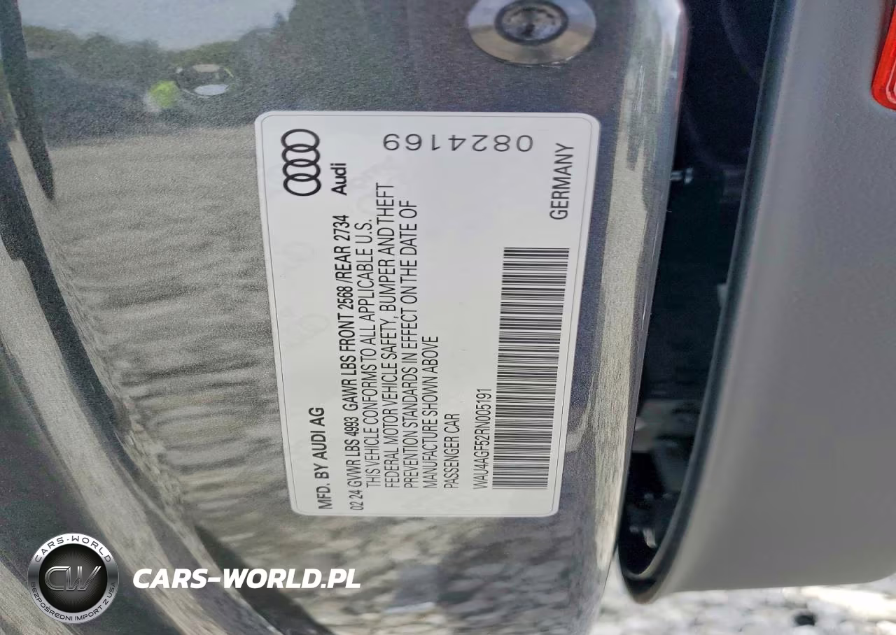 2024 Audi A5 Premium Plus 45 VIN:WAU4AGF52RN005191 - 12