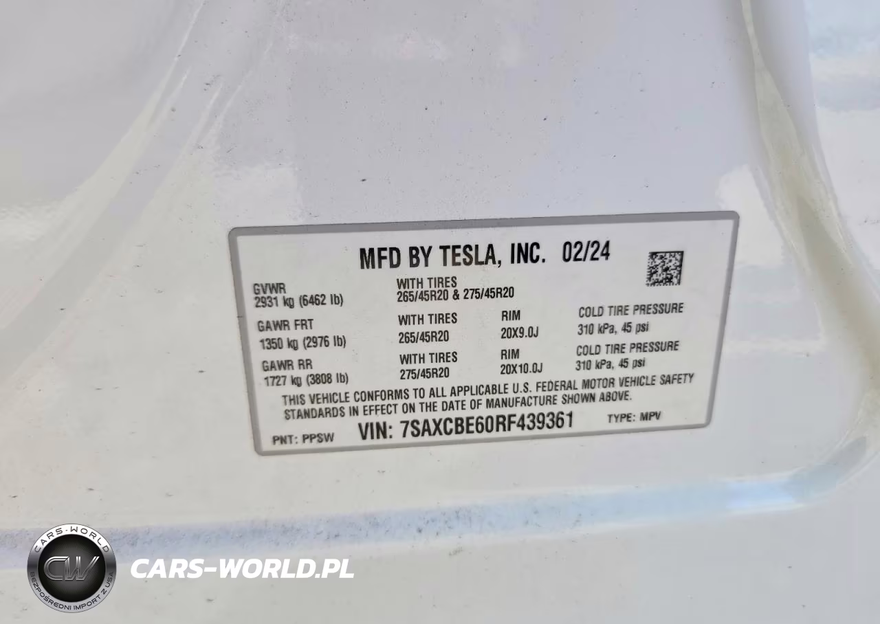 2024 Tesla Model X VIN:7SAXCBE60RF439361 - 13