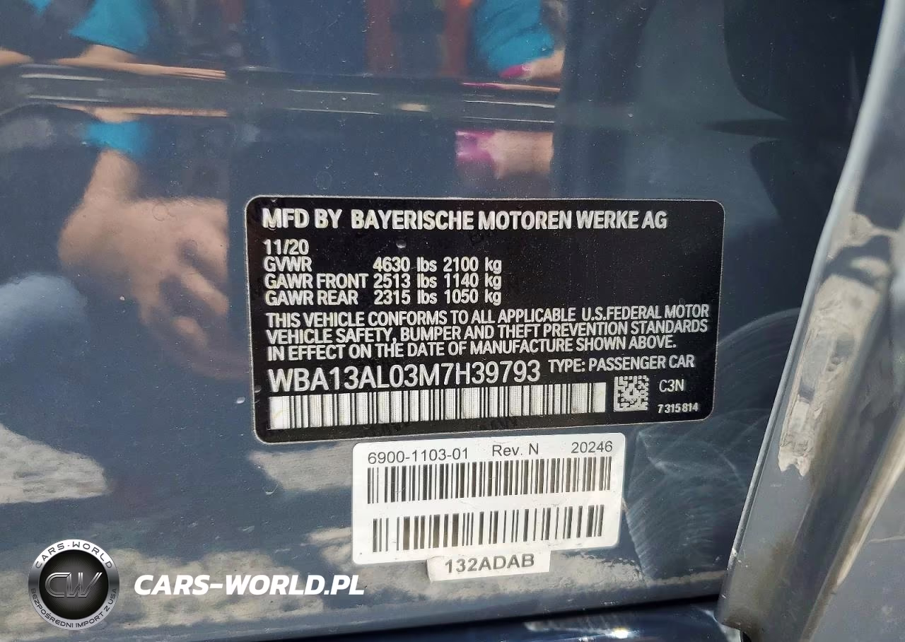 2021 BMW M235I VIN:WBA13AL03M7H39793 - 12