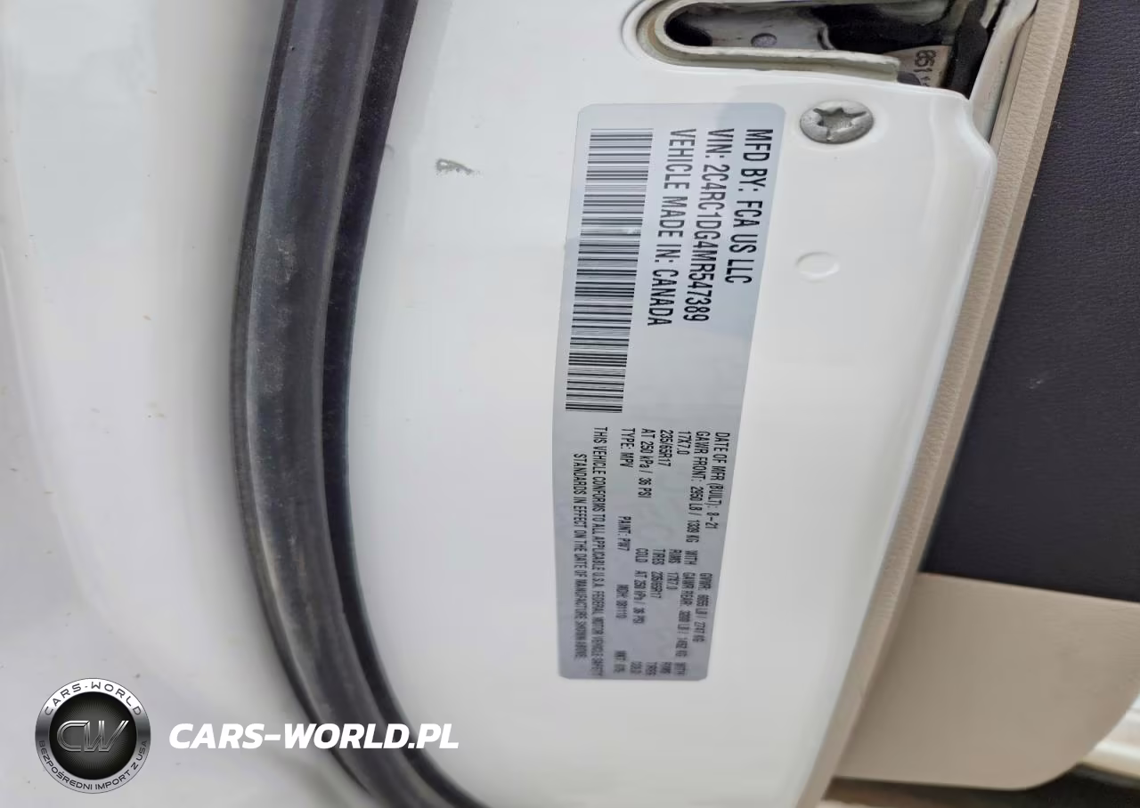 2021 Chrysler Voyager Lxi VIN:2C4RC1DG4MR547389 - 13