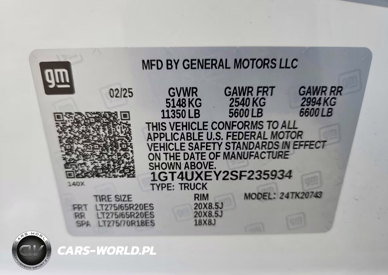 2025 GMC Sierra K2500 Denali Ultimate VIN:1GT4UXEY2SF235934 - 12
