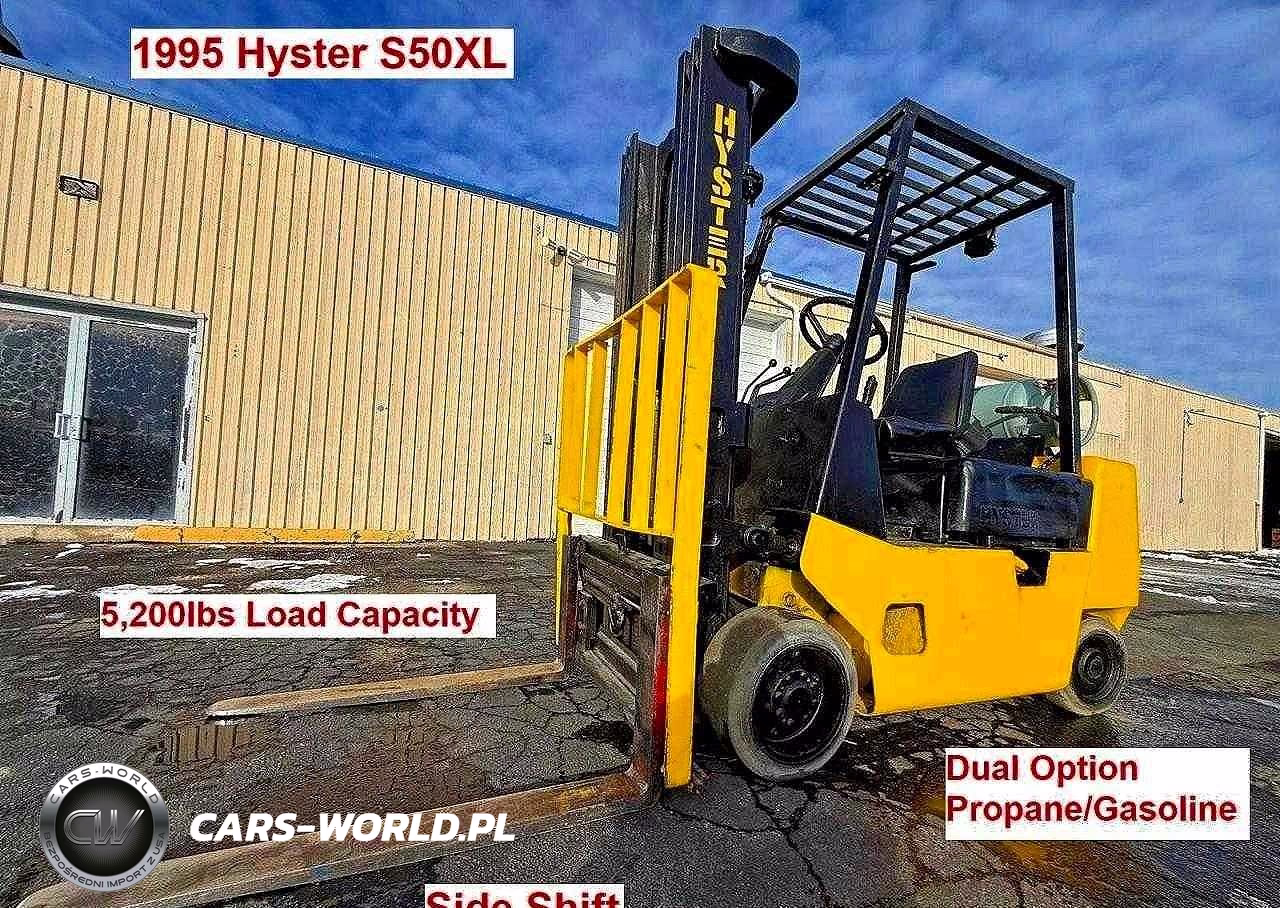 1995 Hyster S50Xl 5,200Lbs Load Capacity 8,300Lbs