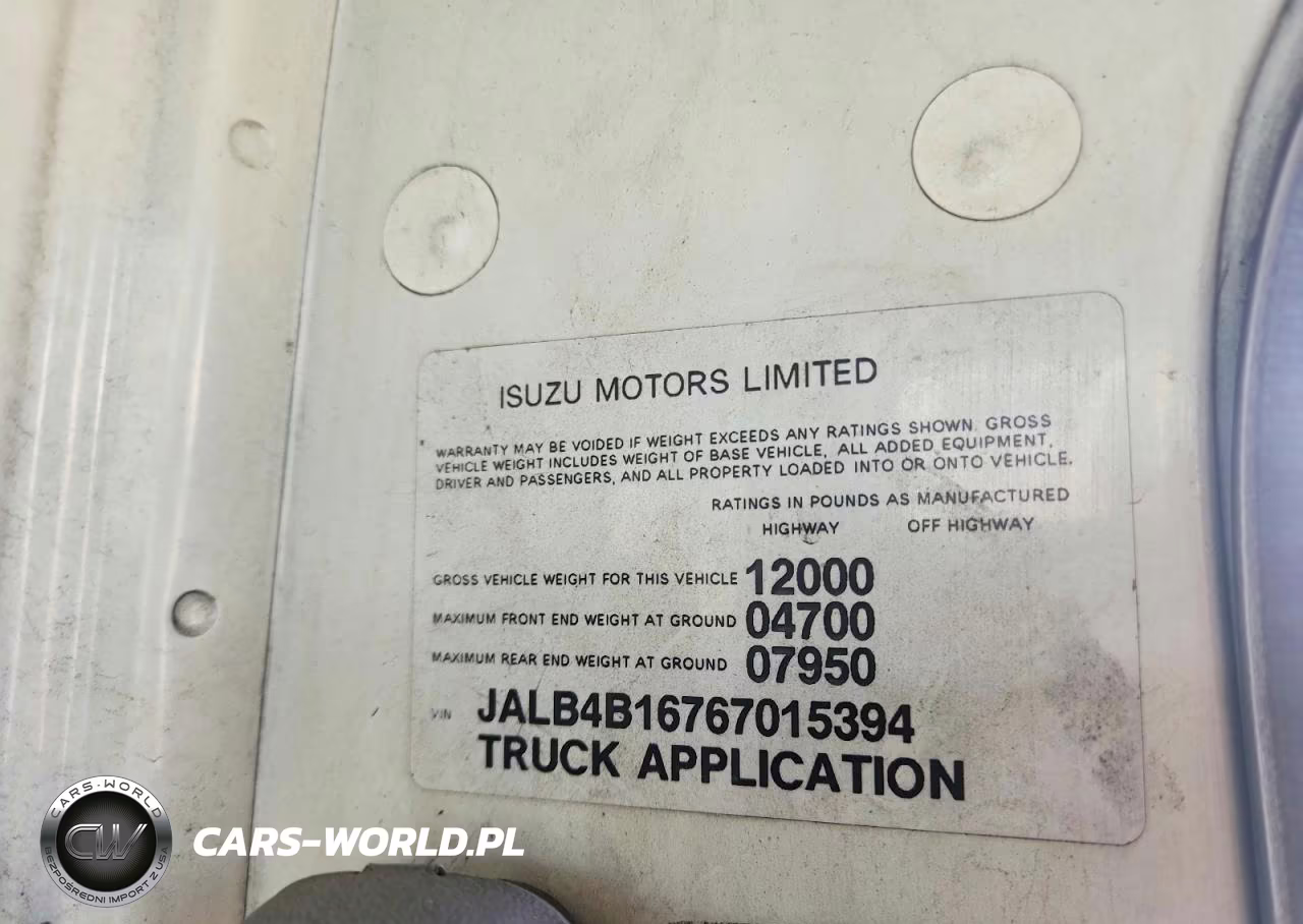 2006 Isuzu Npr VIN:JALB4B16767015394 - 13