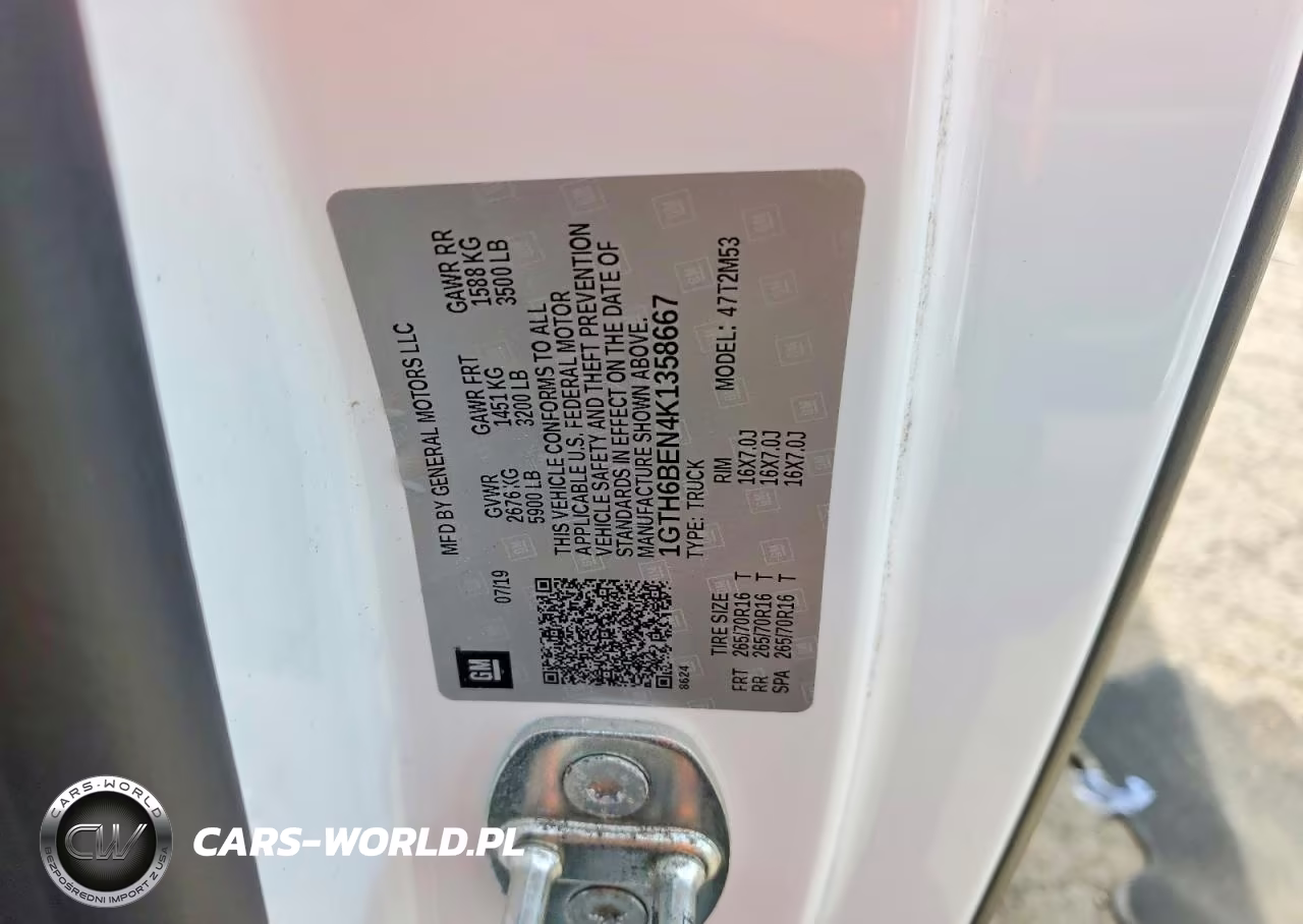 2019 GMC Canyon VIN:1GTH6BEN4K1358667 - 12
