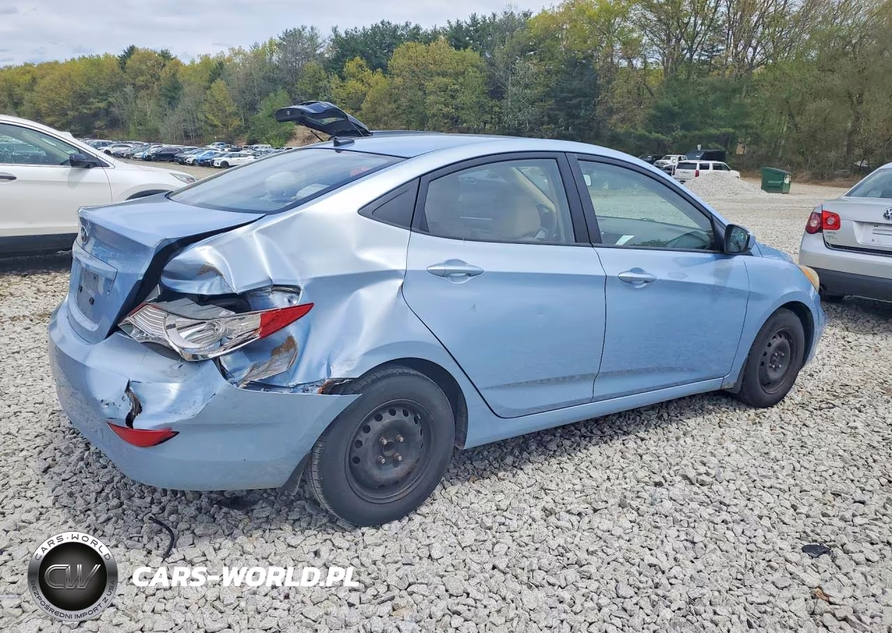 2012 Hyundai Accent Gls VIN:KMHCT4AEXCU197211 - 3