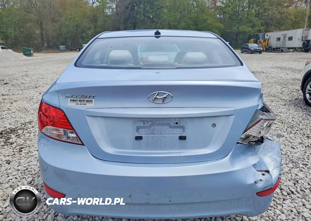 2012 Hyundai Accent Gls VIN:KMHCT4AEXCU197211 - 6
