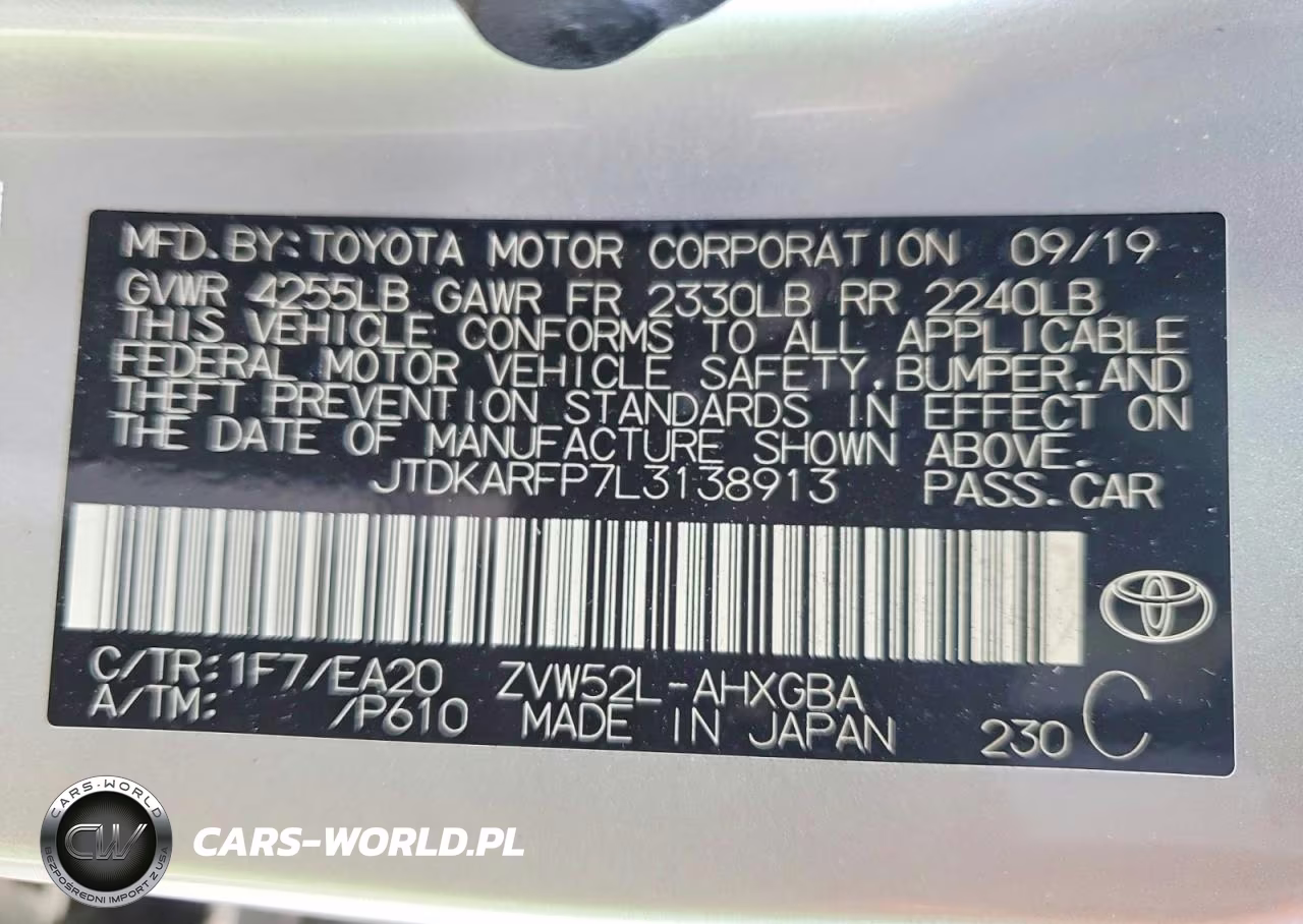 2020 Toyota Prius Prime Limited VIN:JTDKARFP7L3138913 - 13